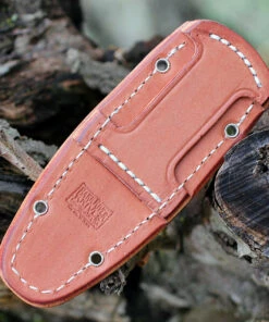 Bark River Knives Little Creek BA01061MNC, 2.5" CPM CruWear Blade, Natural Canvas Micarta Handle -Knifeworks Sales Store 01061 SHEATH.1 27334.1580484289