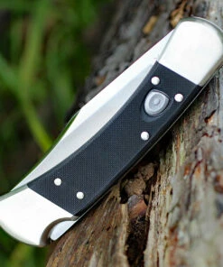 Buck Knives Buck 110BKSA Auto Elite, 3.75" S30V Plain Blade, G-10 Handle -Knifeworks Sales Store 0110bksa.2 62293.1566585920