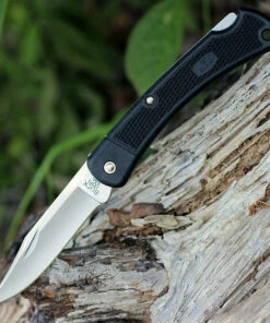 Buck Knives Buck 110BKSLT Folding Hunter LT, 3.75" 420HC Plain Blade, Black Nylon Handle