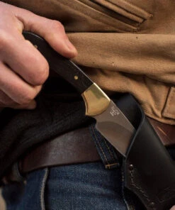 Buck Knives Buck 113 Ranger Skinner - Ebony Wood (3.1" Satin) Blk Sheath 0113BRS -Knifeworks Sales Store 0113BRS B 10 22622.1637092520