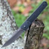 Boker Plus Kwaiken Tactical Flipper 01BO293, 3" VG-10 Acid Washed Plain Blade, Black G-10 Handle