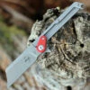 Boker Plus Fragment G10 - Gray / Red G10 (1.9" 440C SW Sheepsfoot) 01BO661