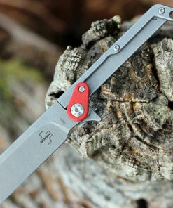 Boker Plus Fragment G10 - Gray / Red G10 (1.9" 440C SW Sheepsfoot) 01BO661