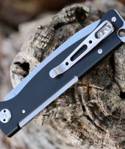 Boker Plus Atlas Black Slip Joint - Blk Stainless (2.6" 12C27 Satin) 01BO851 -Knifeworks Sales Store 01BO851.2 12046.1645570643