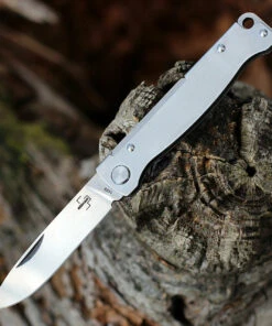 Boker Plus Atlas Gen 2 Slip Joint - Gray SW (2.6" 12C27 Satin) 01BO856