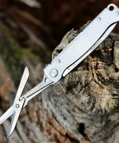 Boker Plus Atlas Gen 2 Mutli-Tool - Gray SW (2.6" 12C27 Satin + Scissors) 01BO857