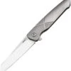 Boker Plus 01BO261 Gent-X, 2.9" 440C Plain Blade, Titanium Handle