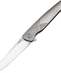 Boker Plus 01BO261 Gent-X, 2.9" 440C Plain Blade, Titanium Handle