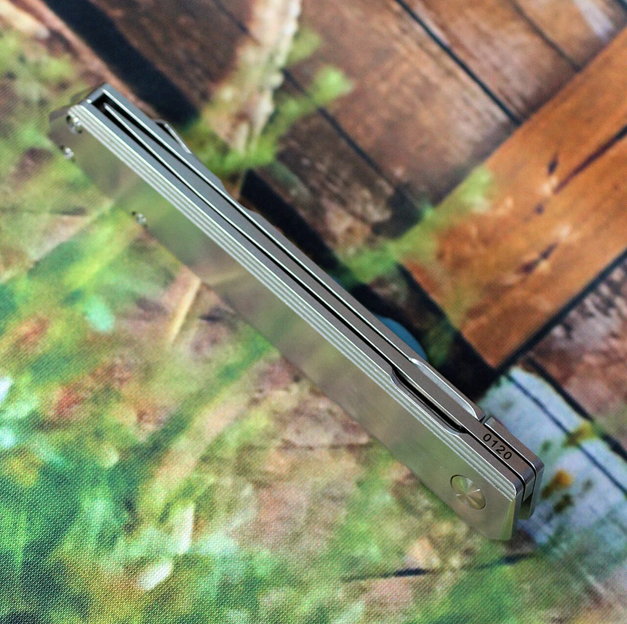 Boker Plus Kwaiken Flipper Frame Lock 01BO269, 3.50" D2 Plain Blade, Stainless Steel Handle 5 Boker Plus Kwaiken Flipper Frame Lock 01BO269, 3.50" D2 Plain Blade, Stainless Steel Handle - Image 5