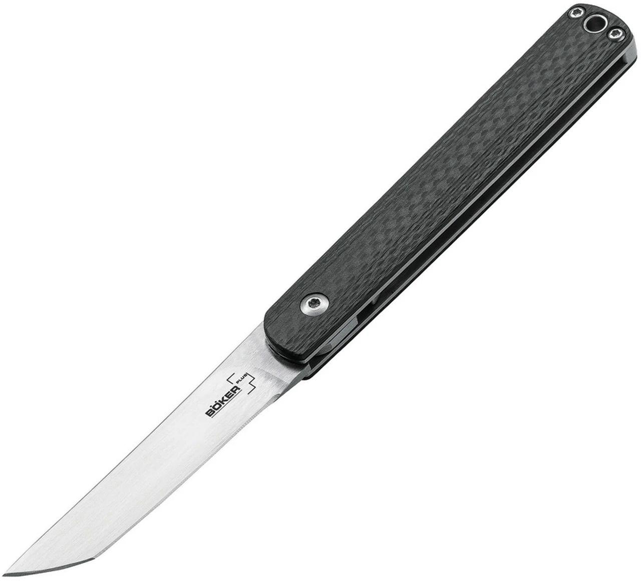 Boker Plus 01BO632 Wasabi, 2.8" 440C Plain Blade, Carbon Fiber Handle 1 Boker Plus 01BO632 Wasabi, 2.8" 440C Plain Blade, Carbon Fiber Handle