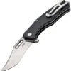 Boker Plus 01BO763 Defender, 3.2" D2 Plain Blade, Black G-10 Handle