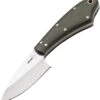 Boker Plus 02BO008 Easedrop, 3" AUS-8 Plain Blade, Green G-10 Handle