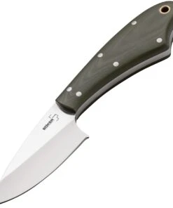 Boker Plus 02BO008 Easedrop, 3" AUS-8 Plain Blade, Green G-10 Handle