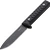 Boker Plus 02BO381 Bushcraft Kormoran, 4.7" 14C28N Plain Blade, Black G-10 Handle
