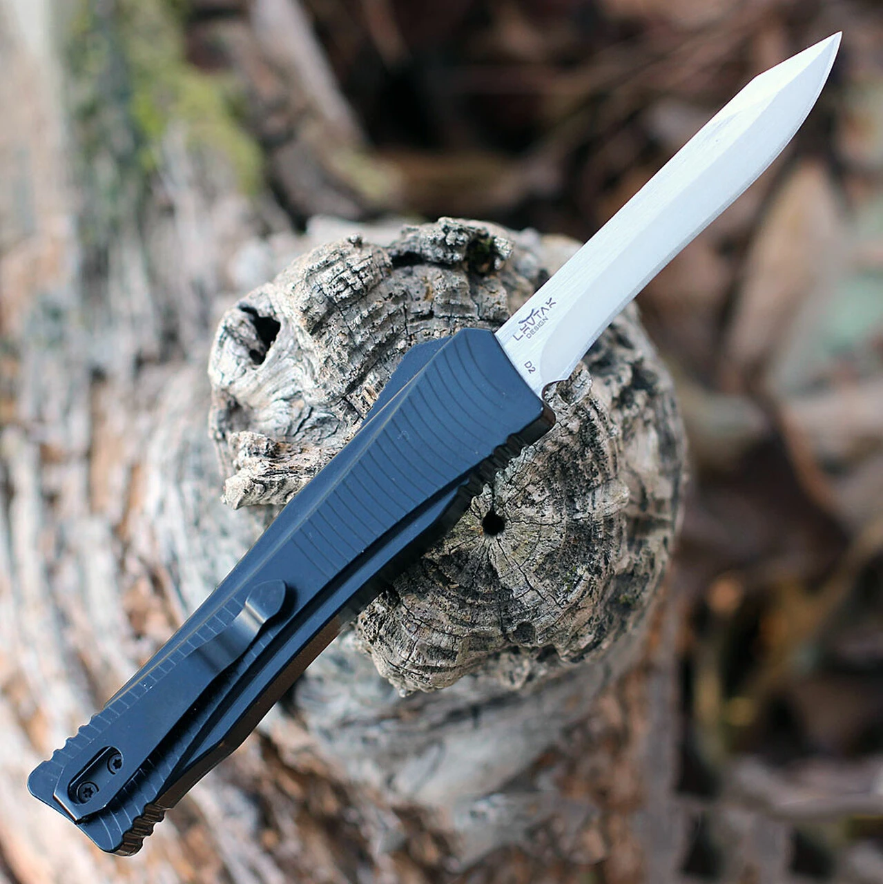 Boker Plus Falcon 2.0 OTF Automatic - Blk Alum (3.4" D2 Recurve) 06BO245 2 Boker Plus Falcon 2.0 OTF Automatic - Blk Alum (3.4" D2 Recurve) 06BO245 - Image 2