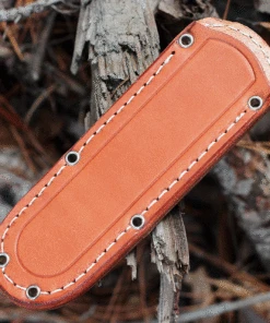 Bark River Knives Bravo EDC Natural (3.37 Satin) 07027MNC -Knifeworks Sales Store 07027 SHEATH 85099.1629312058