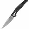 Zero Tolerance Zero Tolernce 0707 Filpper, 3.5" CPM 20CV Stonewash Plain Blade, 3D-Machined Carbon Fiber /Titanium Handle