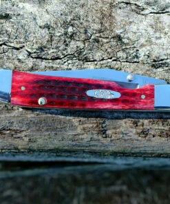 Case 10306 Kickstart TrapperLock A/O, Pocket worn Old Red Bone Handle (6154AC SS) -Knifeworks Sales Store 10306 09463.1585248953