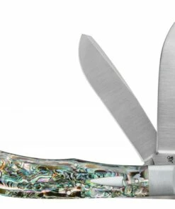Case 2019 Tony Bose Bullnose Trapper, 4.5" 154CM SS Blade, Smooth Abalone Handle