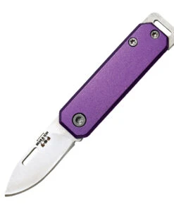 Bear and Son Small Slip Joint - Purple Aluminum (1.5" High Carbon) 109PL