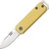 Bear and Son Small Slip Joint -Yellow Aluminum (1.5" High Carbon) 109YW