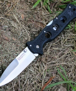 Cold Steel 10AB Counter Point 1, 4" AUS-10A Plain Blade, Black Griv Ex™ Handle