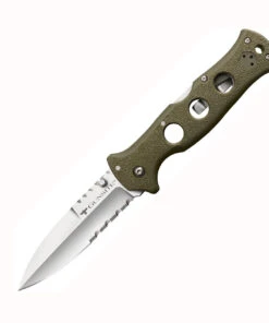 Cold Steel Gunsite Counter Point I 10ABV1, 3.75 Partially Serrated Blade, OD Green Griv-Ex Handle - Limited Run
