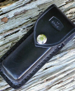 Buck Knives Buck 110BRSA Automatic Hunter, 3.75" 420HC SS Plain Blade, Ebony Dymondwood Handle -Knifeworks Sales Store 110brsa 68580.1566585892