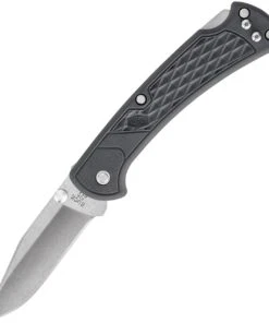 Buck Knives Buck 112 Slim Ranger Select Lock Back, 3.0" 420HC Plain Blade, Grey Nylon Handle