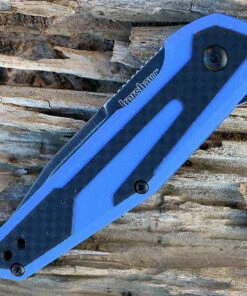 Kershaw Knives Kershaw 1160BLUBW Fraxion, 2.75" 8Cr13MoV Plain Blade, Blue G-10/Carbon Fiber Overlay 7 Kershaw Knives Kershaw 1160BLUBW Fraxion, 2.75" 8Cr13MoV Plain Blade, Blue G-10/Carbon Fiber Overlay -Knifeworks Sales Store 1160blubw.2 80663.1566585934
