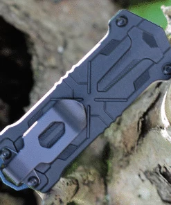 Kershaw Knives Kershaw Kapsule 1190 Manual OTF, 1.9" 8Cr13MoV Stonewashed Spear Point Blade, Glass-Filled Nylon Handle -Knifeworks Sales Store 1190.2 09623.1624380343