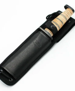 Buck Knives Buck 119BRS1 Brahma, 6" 420HC Plain Blade, Leather/Micarta Handle -Knifeworks Sales Store 119brs1.2 79559.1566585925