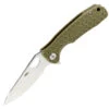 Honey Badger Knives Honey Badger Large Leaf Flipper - Green FRN (3.6" 8Cr13MoV Satin) HB1290