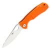 Honey Badger Knives Honey Badger Medium Leaf Flipper - Orange FRN (3.2" 8Cr13MoV Satin) HB1303