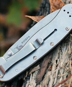 BRK Avispa Folder, Carbon Fiber / G10 Handles, Stonewash D2 Steel, Plain Edge, Design by Esee Knives -Knifeworks Sales Store 1302cf 37430.1566585930