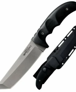 Cold Steel Medium Warcraft 13ST, 5.5" Tanto Stonewash CPM-3, Black G-10 Handle