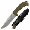 Cold Steel AK-47 Field Knife 14AKA, 5 1/2" CPM-3V Stonewash Blade, OD Green G10 Handle