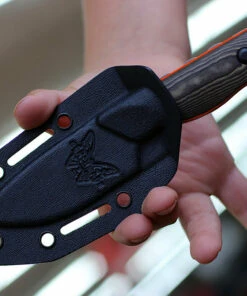 Benchmade Knives Benchmade 15017-1 Hidden Canyon Hunter, 2.79" CPM-S90V Satin Drop Point Blade, Richlite/Orange G10 Handle -Knifeworks Sales Store 15017 1.1 90840.1594841278