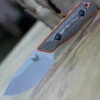 Benchmade Knives Benchmade 15017-1 Hidden Canyon Hunter, 2.79" CPM-S90V Satin Drop Point Blade, Richlite/Orange G10 Handle