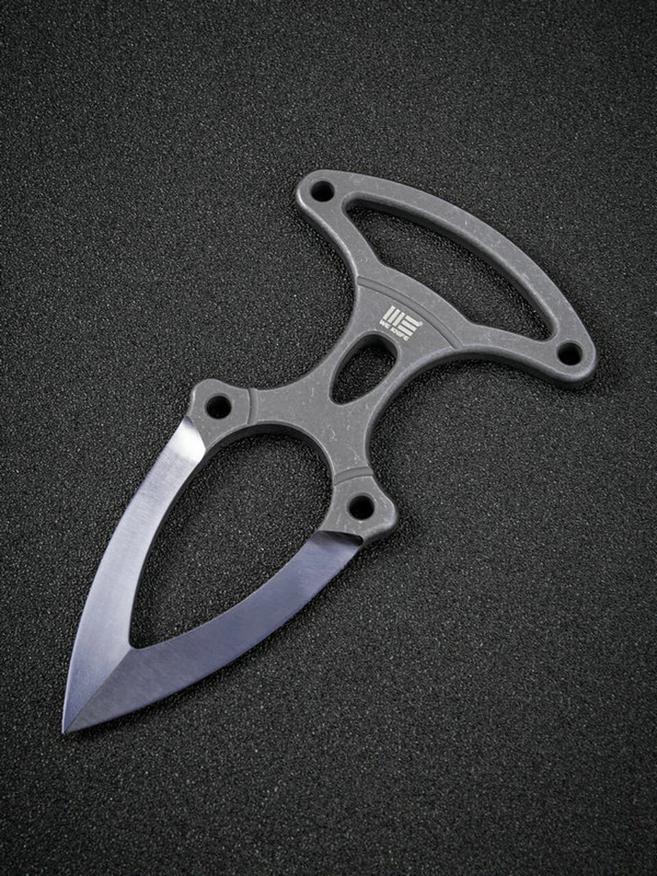 We Knife Co. We Knife BUD Push Dagger 924B, 2.02" 6AL4V Blue Titanium Plain Blade, Blue Titanium Handle, Black Kydex Sheath 1 We Knife Co. We Knife BUD Push Dagger 924B, 2.02" 6AL4V Blue Titanium Plain Blade, Blue Titanium Handle, Black Kydex Sheath