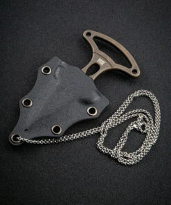 We Knife Co. We Knife BUD Push Dagger 924A, 2.02" 6AL4V Bronze Titanium Plain Blade, Bronze Titanium Handle, Black Kydex Sheath -Knifeworks Sales Store 1575255640559798 92154.1582047367