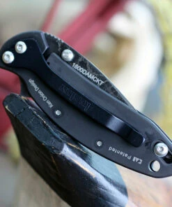 Kershaw Knives Kershaw Chive Framelock A/O Dam KS1600DAMBK, 1.9" Damascus Plain Blade, Black 2Cr13 Stainless Handle -Knifeworks Sales Store 1600DAMCKT.2 15163.1581006216