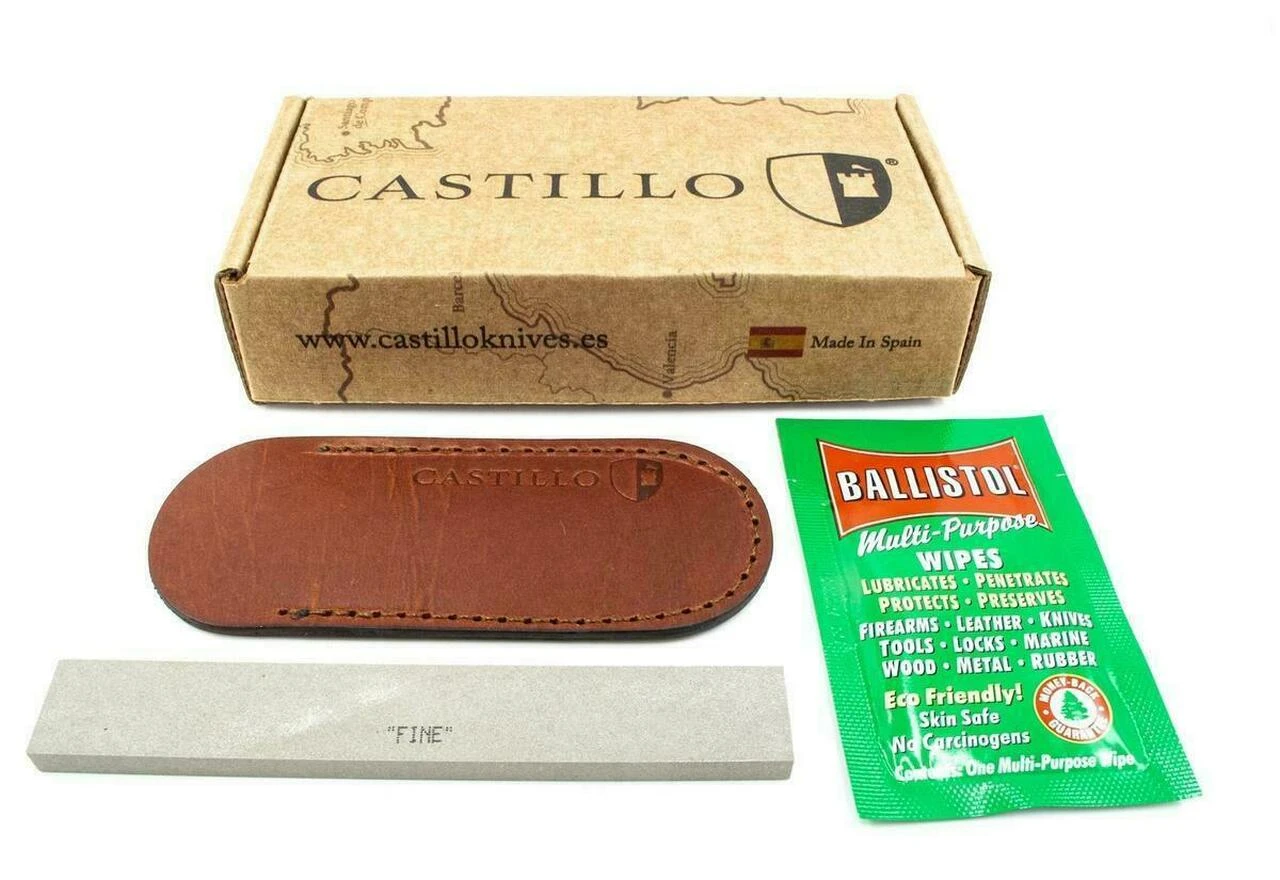 Castillo Knives Navaja Lockback Folding, C1BOW, 3" Satin Sandvik 14C28N Blade, Cocote Wood Handle 5 Castillo Knives Navaja Lockback Folding, C1BOW, 3" Satin Sandvik 14C28N Blade, Cocote Wood Handle - Image 5