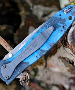 Kershaw Knives Kershaw Leek Digital Blue 1660DBLU, 3" Sandvik Blackwash Blade, Digital Blue Handle -Knifeworks Sales Store 1660DBLU.2 87546.1571244269