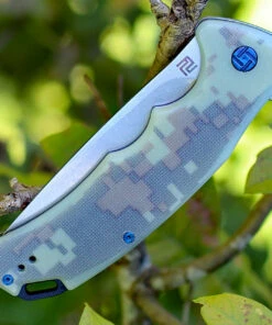 Artisan Cutlery Artisan Tradition ATZ1702PCG, 3.94" D2 Plain Blade, Camo G-10 Handle -Knifeworks Sales Store 1702p cg.3 1 29164.1566586016