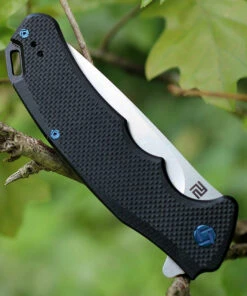 Artisan Cutlery Artisan Tradition ATZ1702PBK, 3.94" D2 Plain Blade, Black G-10 Handle -Knifeworks Sales Store 1702pbk.3 34323.1566586026