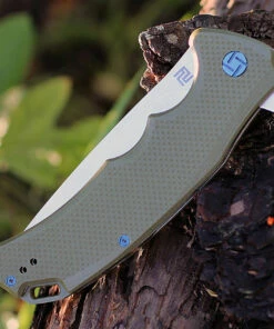 Artisan Cutlery Artisan Tradition ATZ1702PGN, 3.94" D2 Plain Blade, OD Green G-10 Handle -Knifeworks Sales Store 1702pgn.1 1 16416.1566586018