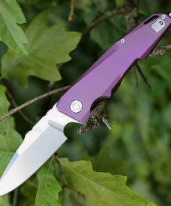 Artisan Cutlery Artisan Predator ATZ1706GRE, 3.74" S35VN, Purple TC4 Titanium Handle