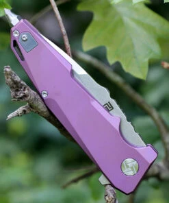 Artisan Cutlery Artisan Predator ATZ1706GRE, 3.74" S35VN, Purple TC4 Titanium Handle -Knifeworks Sales Store 1706gre.3 69478.1566585990