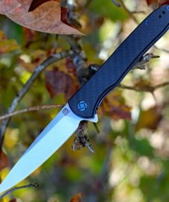 Artisan Cutlery Artisan ATZ1707PCF Shark, 3.94" S35VN Plain Blade, Carbon Fiber G-10 Handle